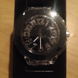 Men’s Black Light Up Watch